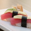 tuna avocado nigiri
